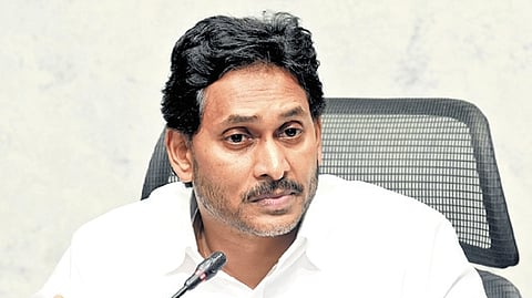 YSRCP president and former chief minister YS Jagan Mohan Reddy.