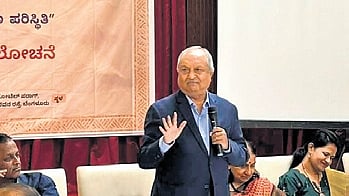 Former High Court judge HN Nagamohan Das presides over the forum  