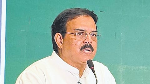 Andhra Food and Civil Supplies Minister Nadendla Manohar.