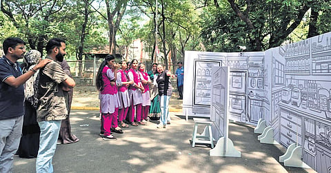 For hundreds of school students, science stepped out of the pages of their textbooks and into laboratories on Saturday, as the Centre for Cellular and Molecular Biology (CCMB) opened its campus to students and the public as part of its annual Open Day. 
