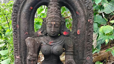 Jain sculpture of Dharmadevi