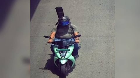 Souvik Dutta, a resident of Hebbal, was riding towards Tin Factory in the city with a guitar strapped to his back when an AI camera on the route allegedly identified the instrument as a pillion rider.