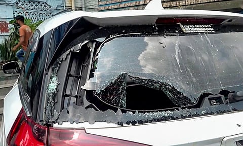 TMC MLA Kunal Ghosh, aligned with the Mamata Banerjee camp, on Sunday alleged that his car was attacked while he was on his way to a programme in his Beliaghata constituency in east Kolkata. 