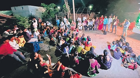 TPF members interact with local communities and parents during an overnight stay under the Badi Nidra programme to understand severe gaps in school infrastructure