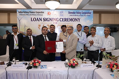The loan agreement was signed in New Delhi in the presence of senior officials from IRFC and DVC. DVC was represented by Manish Kumar, Member (Finance), while IRFC was represented by Manoj Kumar Dubey, Chairman and Managing Director.