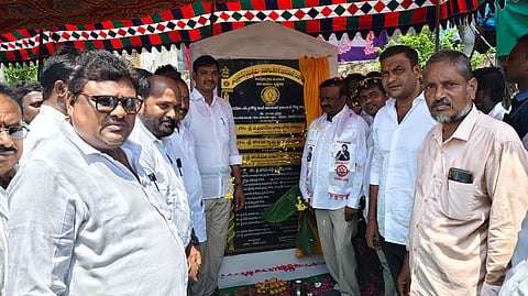 Machilipatnam MP Balasoury and Pedana MLA Kagitha Krishna Prasad participate in developmental activities in Pedana constituency.