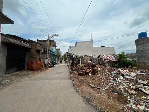 Ambedkar Nagar is located behind the District Circuit House, at Chinna Allapuram in Vellore
