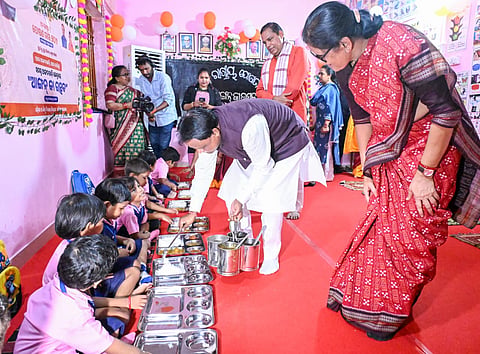 Chief Minister Mohan Charan Majhi on Tuesday emphasised the need for greater involvement of fathers and other family members in ensuring proper nutrition and care of children.