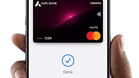 At launch, customers with Axis Bank issued Visa and Mastercard credit cards, which  helps to add their cards to Apple Pay and use them at thousands of in-store and online merchants across India, as well as at outlets that accept NFC transactions. 
