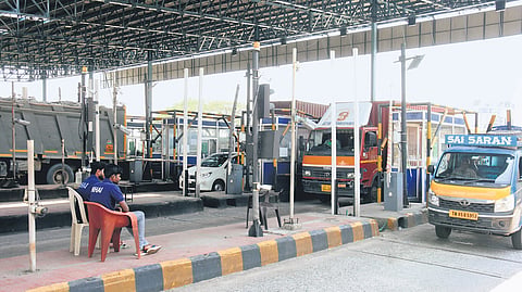 The multi-lane free flow user fee collection system at Paranur 