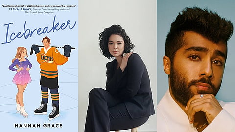 (From L to R) Icebreaker book; Auli'i Cravalho, Chaneil Kular