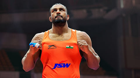 Nitesh Siwach on Thursday became the first Indian Greco-Roman wrestler to enter final at the Asian Games since 1962