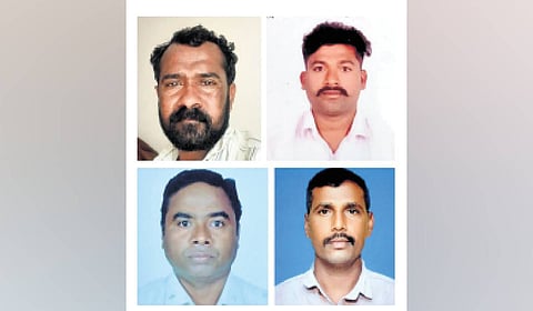 The four persons from erstwhile Nizamabad district stranded in Russia.