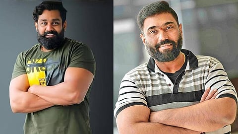 (L) Dhruva Sarja; (R) Nanda Kishore