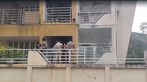 ED conducting raids at Gyanendra Kumar Gangwar's residence.