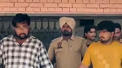 Police arrest three people for their alleged involvement in violence and vandalism, followed by the unverified social media rumours of an alleged sexual assault at Lovely Professional University (LPU), in Phagwara, Punjab, Thursday, Oct. 1, 2026.