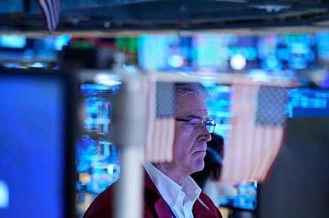 Daniel Kryger works on the floor at the New York Stock Exchange in New York, Monday, Sept. 14, 2026. 