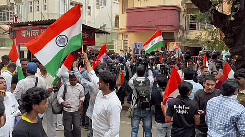 The Cockroach Janta Party (CJP) shared a video on X showing supporters carrying national flags at Shivaji Park ahead of its scheduled protest on Gandhi Jayanti. The group said the footage was taken two hours before the announced call time and claimed that Mumbai would "rewrite history" during the event.