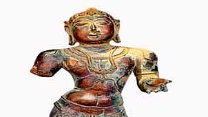 15th-century Vijayanagara-period metal idol 