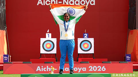 Archer Kumkum Mohod was a revelation as she won two gold medals in archery 