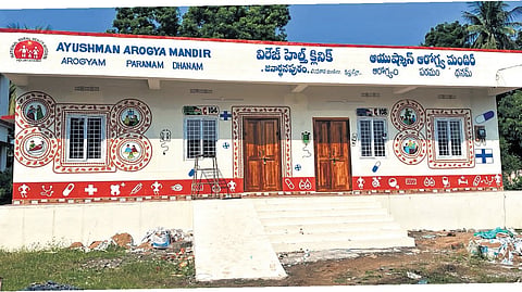 New buildings for 264 health clinics in AP ready for inauguration.