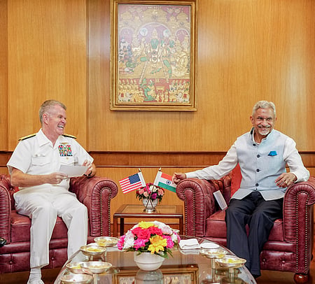 Jaishankar meets US Pacific Commander Paparo in Delhi, discusses security and maritime cooperation