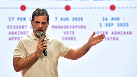 Congress leader Rahul Gandhi