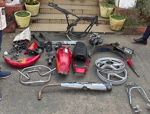 Parts of motor cycle 
