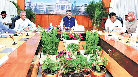 Strategic Senior Advisory Group meeting of Bangalore Metropolitan Region Economic Development Plan on Monday.