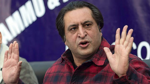 Sajjad Gani Lone, Peoples Conference president and MLA.