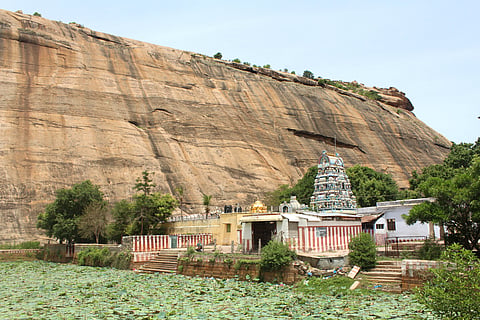 An 8th-century cave temple for Narasimha near Madurai