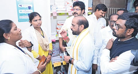 The main event was held at Janardhanapuram village in Krishna district’s Gudivada division, where he launched a new clinic. Almost, 266 other facilities across 87 Assembly constituencies built at a total cost of around Rs 105 crore were launched virtually.