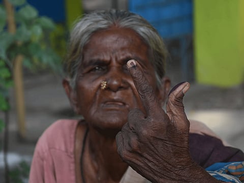 Polling underway in Madurantakam (SC) and Dharapuram (SC) Assembly constituencies.