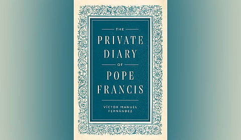 This cover image released by Image, an imprint of Penguin Random House Christian Publishing Group, shows "The Private Diary of Pope Francis" by Pope Francis, born Jorge Mario Bergoglio.