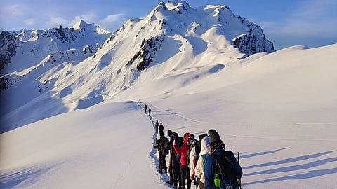 The trekkers started from Bir in Kangra district on October 5 and travelled towards Rajgundha.