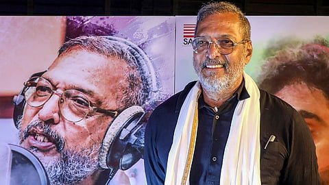 Patekar is seen during the release of the Marathi-language music album 'Nana Chhand', in Mumbai, in this file photo dated Friday, July 5, 2024.