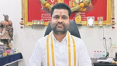 Kanaka Durga temple EO VK Seena Naik.