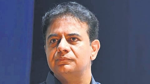 BRS leader KTR.