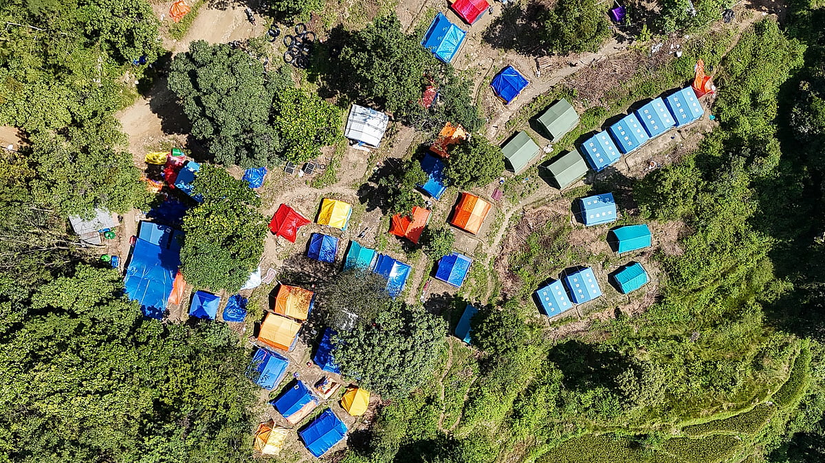 'Tough to stay here': Nepal flood survivors wait for homes