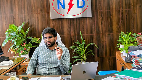  TGNPDCL Chairman and Managing Director Karnati Varun Reddy.