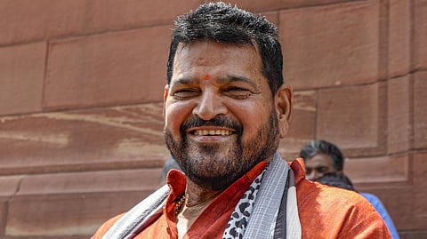 Former Wrestling Federation of India chief and Bharatiya Janata Party MP Brij Bhushan Sharan Singh. 