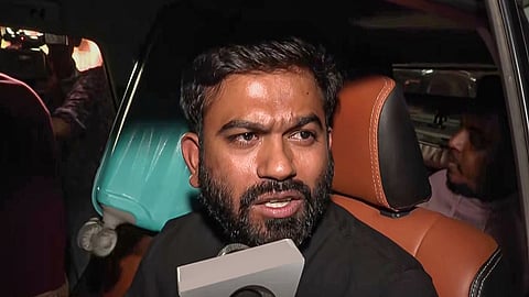 Cockroach Janta Party Founder Abhijeet Dipke speaks to the media ahead of its protest on 10 October at Jantar Mantar, in Mumbai, on Friday, Oct 09, 2026.
