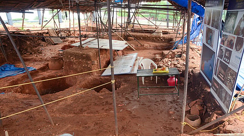 - A sudden spell of rain on October 8 left ancient burial urns (Mudhumakkal Thazhigal) and artefacts exposed to water stagnation inside excavation trenches at Adichanallur in Thoothukudi district. Work on a permanent protective steel roofing structure is under way, but labour shortages and five months of pending salaries have reportedly delayed its completion, leaving the fragile archaeological site vulnerable to weather damage. 