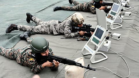 Troops have so far completed joint physical training, Jiu-Jitsu, reflex shooting, rock climbing and rappelling. 