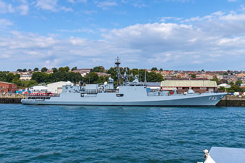Indian stealth frigate INS Trishul is now in British waters for the biennial Konkan exercise with the Royal Navy.