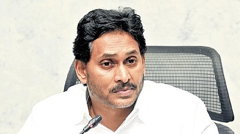 YSRCP president and former chief minister YS Jagan Mohan Reddy.