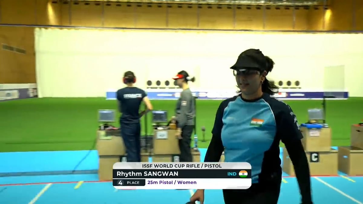 ISSF World Cup: Rhythm misses out on medal by whisker