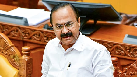 Kerala CM V D Satheesan in the Assembly