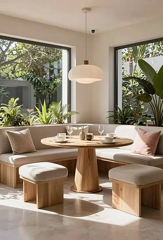How focusing on banquette design can elevate the look of your house  