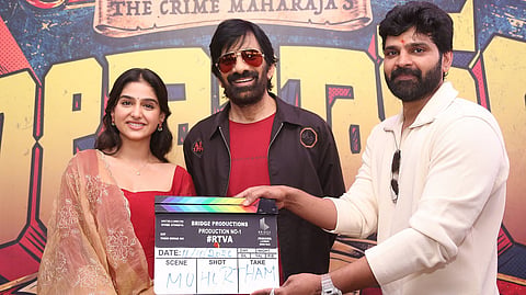 Ravi Teja and Vivek Athreya’s film titled Thulabharam, officially launched